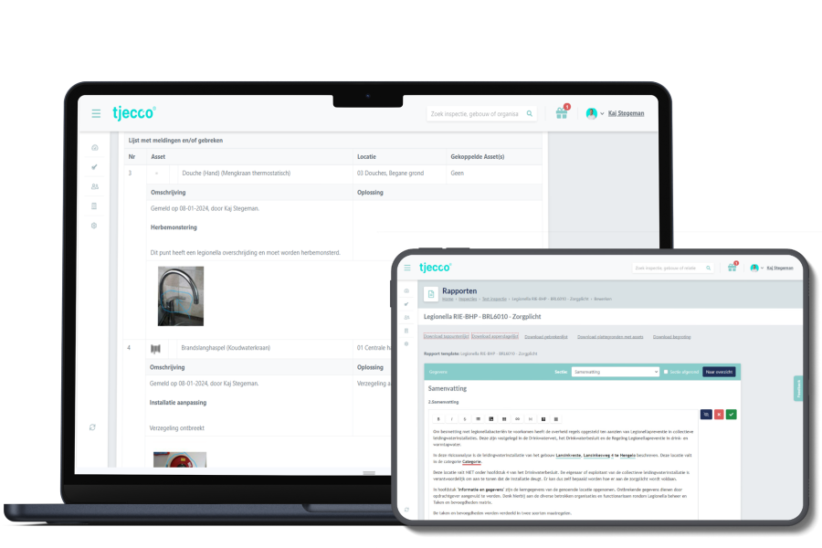 Rapportage + gebreken