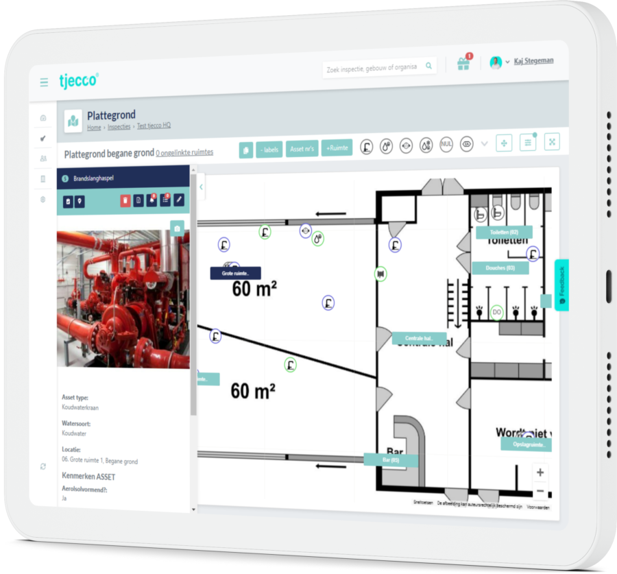 grafisch inspecteren en rapport online